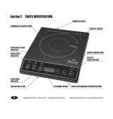 Duxtop Portable Induction Cooktop Mixer Aqua Sky