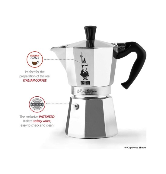 Bialetti Moka Express Aluminum Coffee Maker